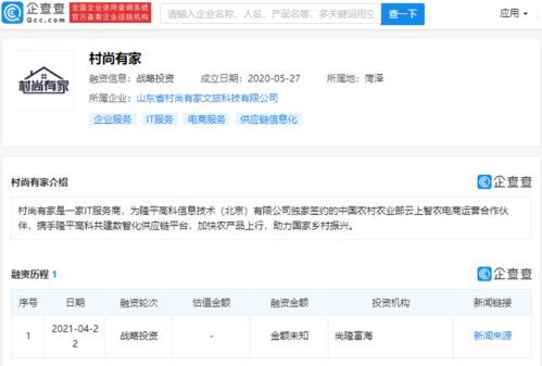 數(shù)字文化創(chuàng)意內(nèi)容應(yīng)用服務(wù)商村尚有家獲尚隆富海戰(zhàn)略投資，加速產(chǎn)業(yè)升級(jí)
